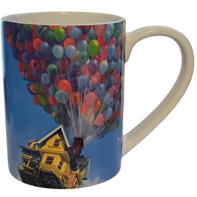 Up Movie Mug Disney Parks Pixar Balloon House Grape Soda Adventure is Out There