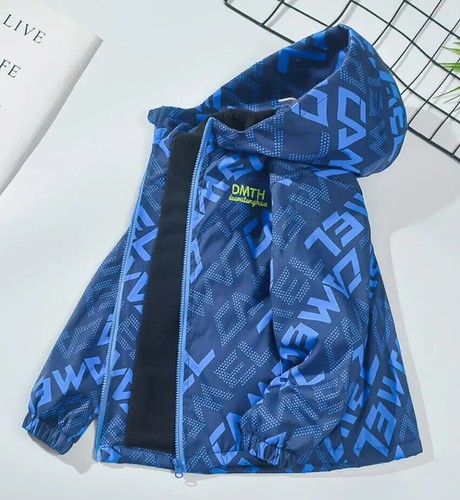 New Boys Outdoor Jacket Thick Winter Waterproof Jackets Kids Warm Clothes Autumn - Picture 15 of 30