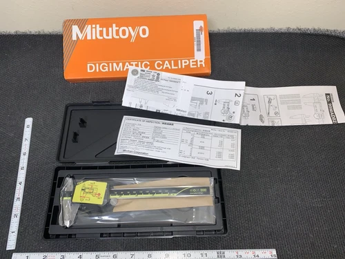 Absolute Digimatic Caliper w/SPC U-wave fit compatible Mitutoyo 500-171-30 0-6"