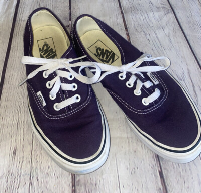 Vans Off The Wall 751505 Purple Tennis Lace Shoe  Sneaker W 7  M 5.5 Skater Shoe
