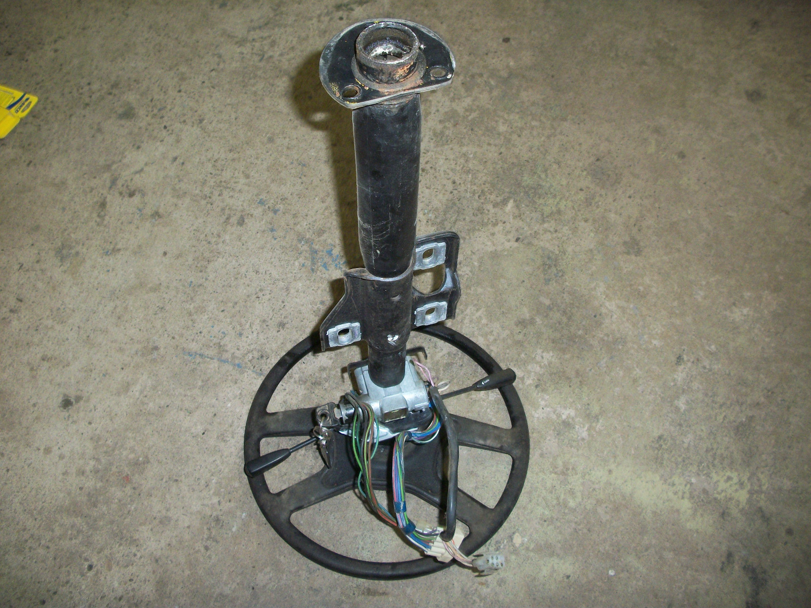 1978 Mgb Steering Column Original Lucas Switches Steering Wheel & lock assembly eBay