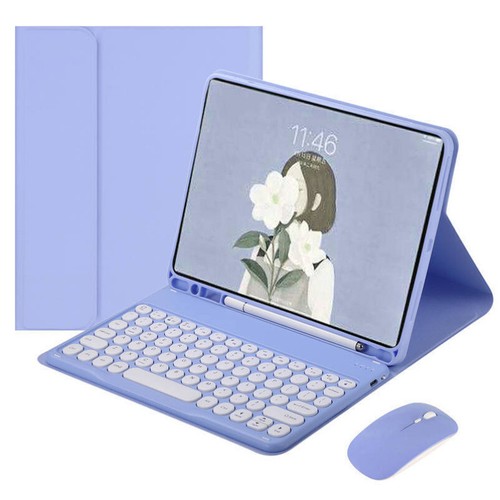 For iPad Mini Pro Air M3 4 5 6 7 8 9 10 11th Bluetooth Keyboard Mouse Case Cover - Picture 56 of 58