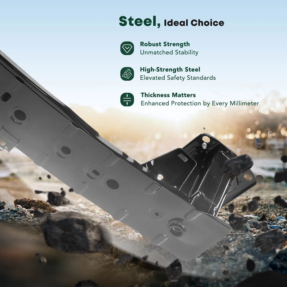 Amortiguador de impacto de refuerzo de parachoques delantero para Mazda 3 2017-2018 sedán hatchback Foto 4 de 4