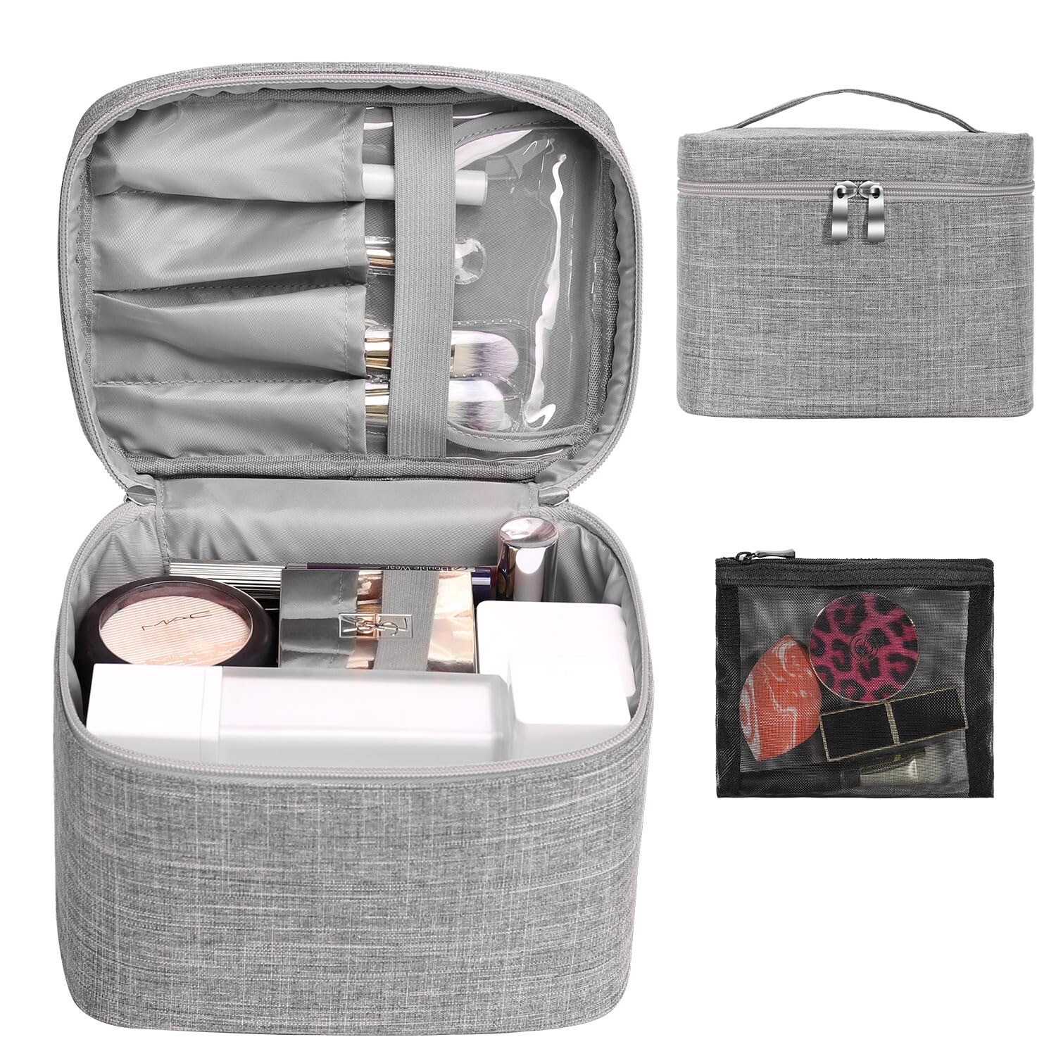 Large Capacity Travel Makeup Bag Toiletry Organizer for Women-image