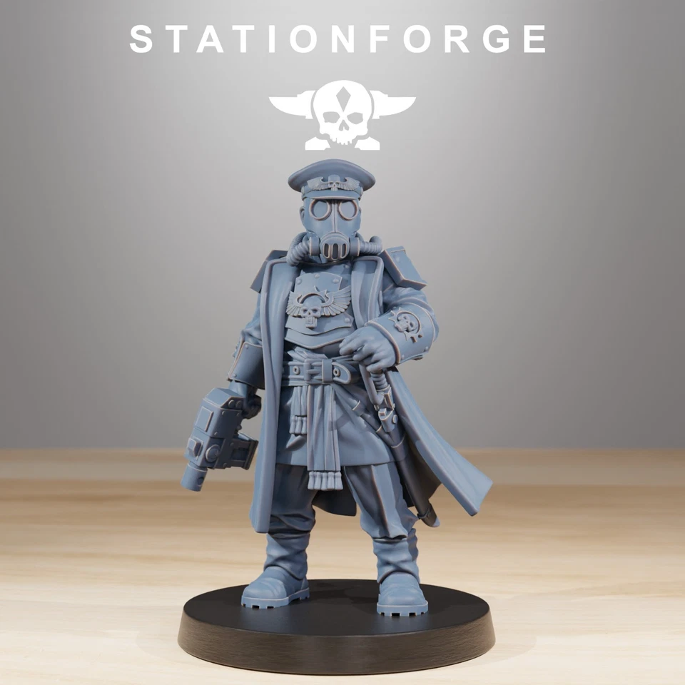 Imperial Soldiers of the Grim Guard x 1, Death Division, Commander Korps