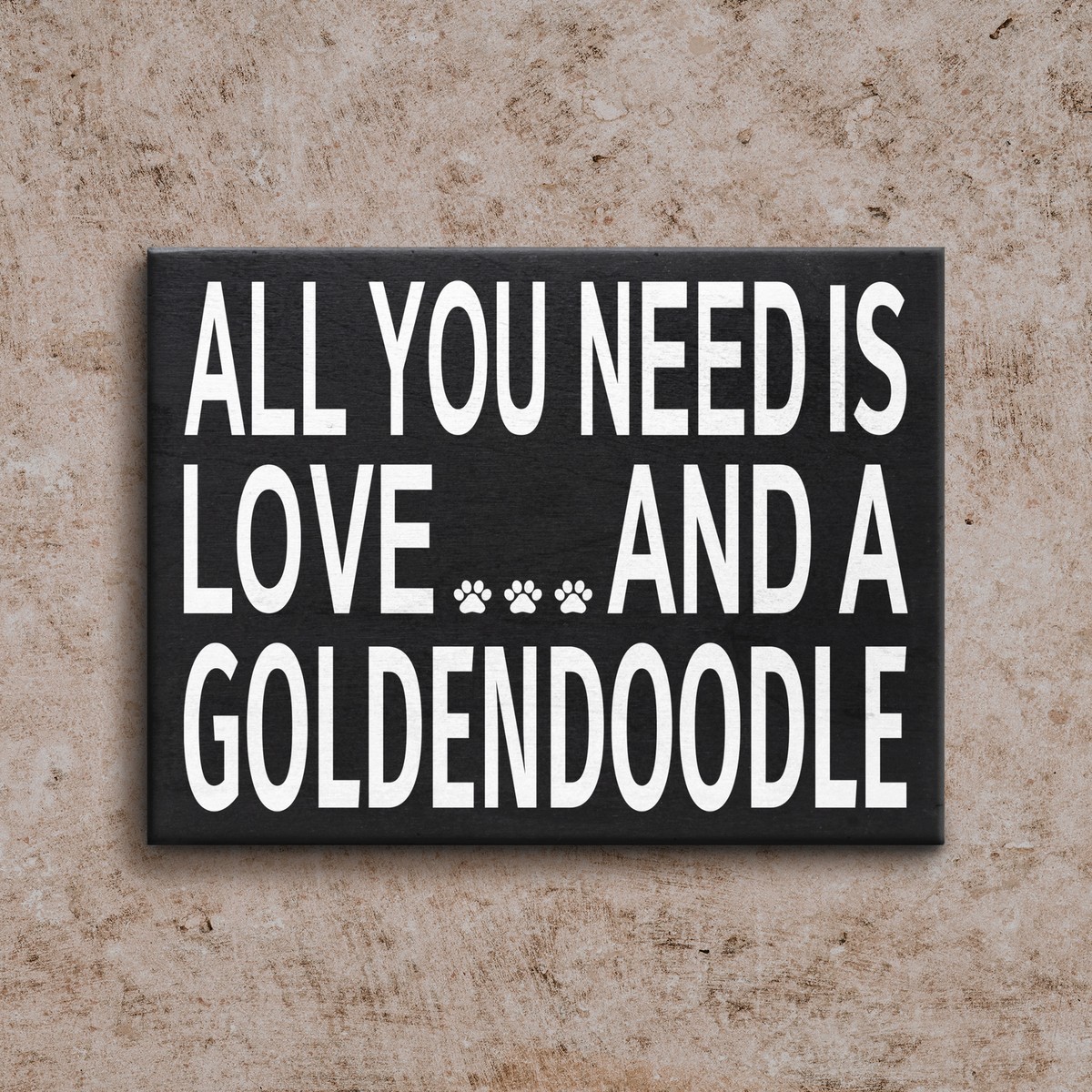 JennyGems Yellow Lab Gifts, All You Need Is Love and a Yellow Lab Wooden Sign, Yellow Lab Dog Mom, Labrador Retriever Dog, Made in USA