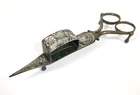 Wick Scissors Silver Plated 19th Century