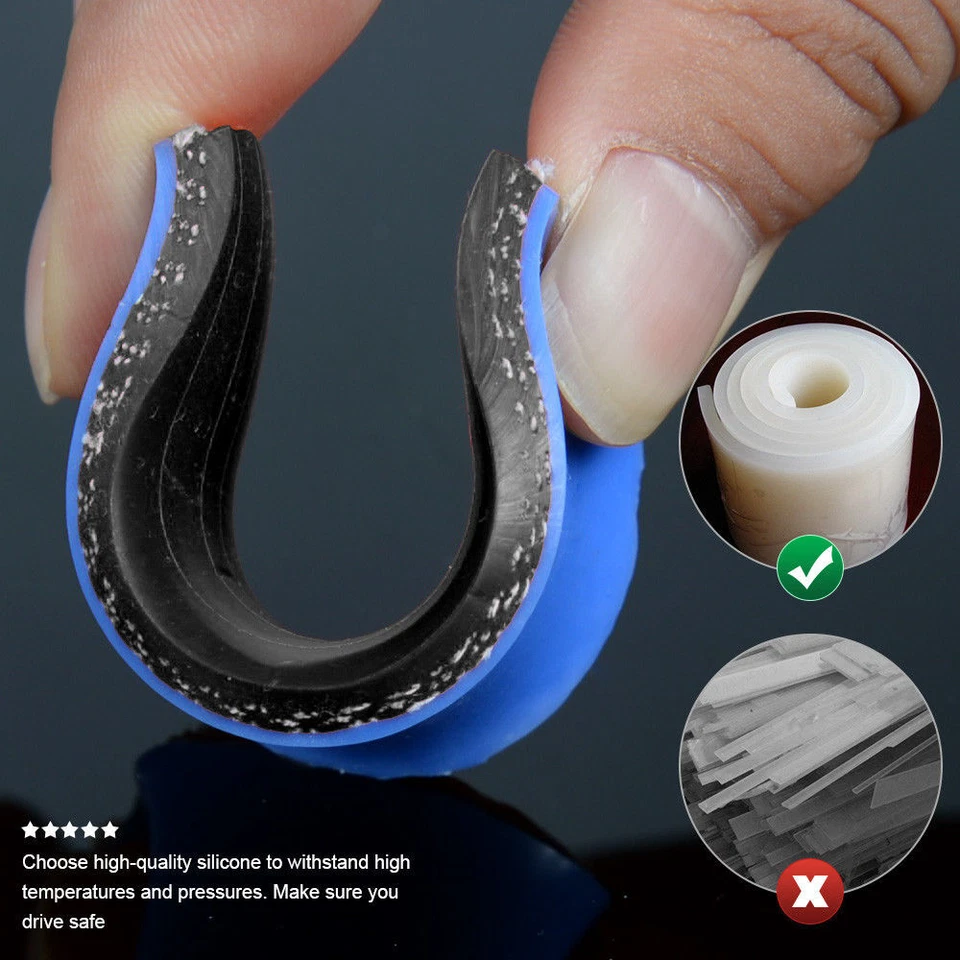 Ajuste para kit de mangueira e braçadeiras de líquido de arrefecimento de radiador de silicone preto 2 peças Alfa Romeo Mito QV - Imagem 4 de 4