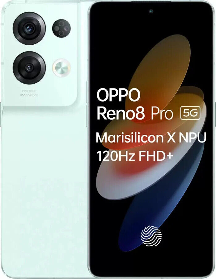  Oppo Reno 8 Pro Dual-Sim 256GB ROM + 8GB RAM (GSM only  No  CDMA) Factory Unlocked 5G Smartphone (Glazed Green) - International Version  : Cell Phones & Accessories