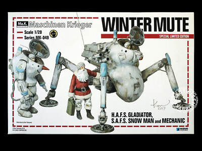 Ma.K Wave SF3D 1/20 Gladiator SAFS Snowman Winter Mute Limited Ed
