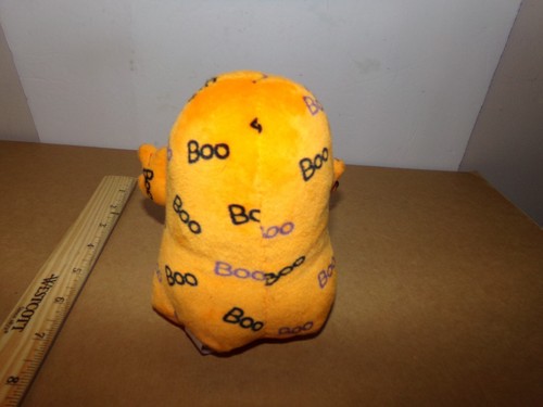 Ty Beanie Boos 6" Ghoulie the Orange Ghost Glitter Eyes 2016 free ship - Picture 2 of 2