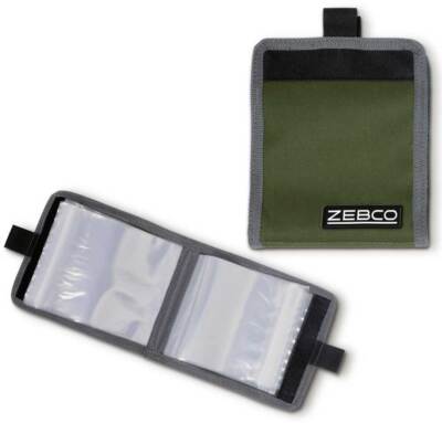 Zebco Vorfachtasche Rig Wallet 10 Fächer Druckverschlussbeutel by TackleXperts