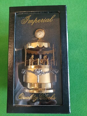 Karussell musikalische Miniaturuhr