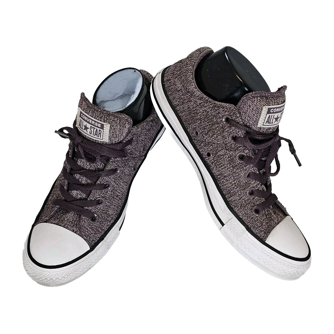 Converse Chuck Taylor Madison Size Purple Tweed Low Top Sneakers
