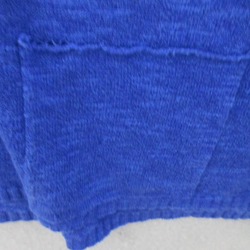 Eileen Fisher Sweater Large Blue Organic Linen Cotton Lagenlook Boxy Coastal - Picture 3 of 9