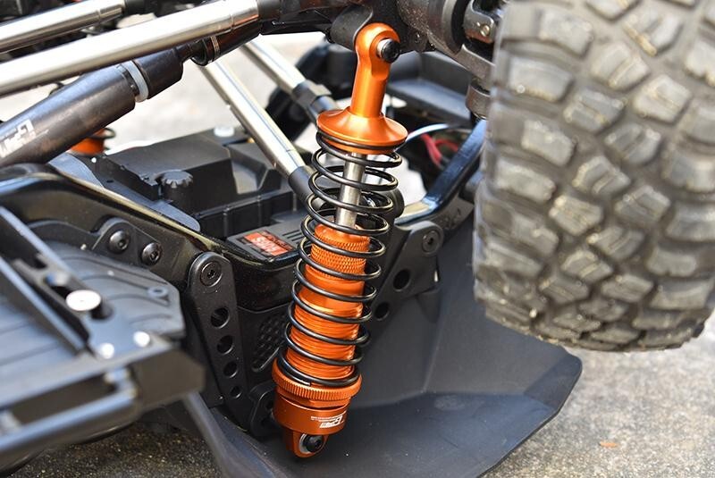 AXIAL SCX6 1/6 4WD JEEP HONCHO ALLOY FRONT / REAR SHOCKS GPM UPGRADE