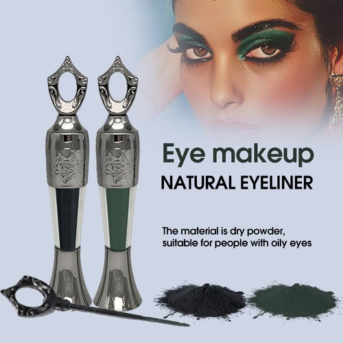Smoky Makeup Eyeshadow Outline Eye Line No Smudge Eyeliner Powder Beauty Natur w - Picture 8 of 18