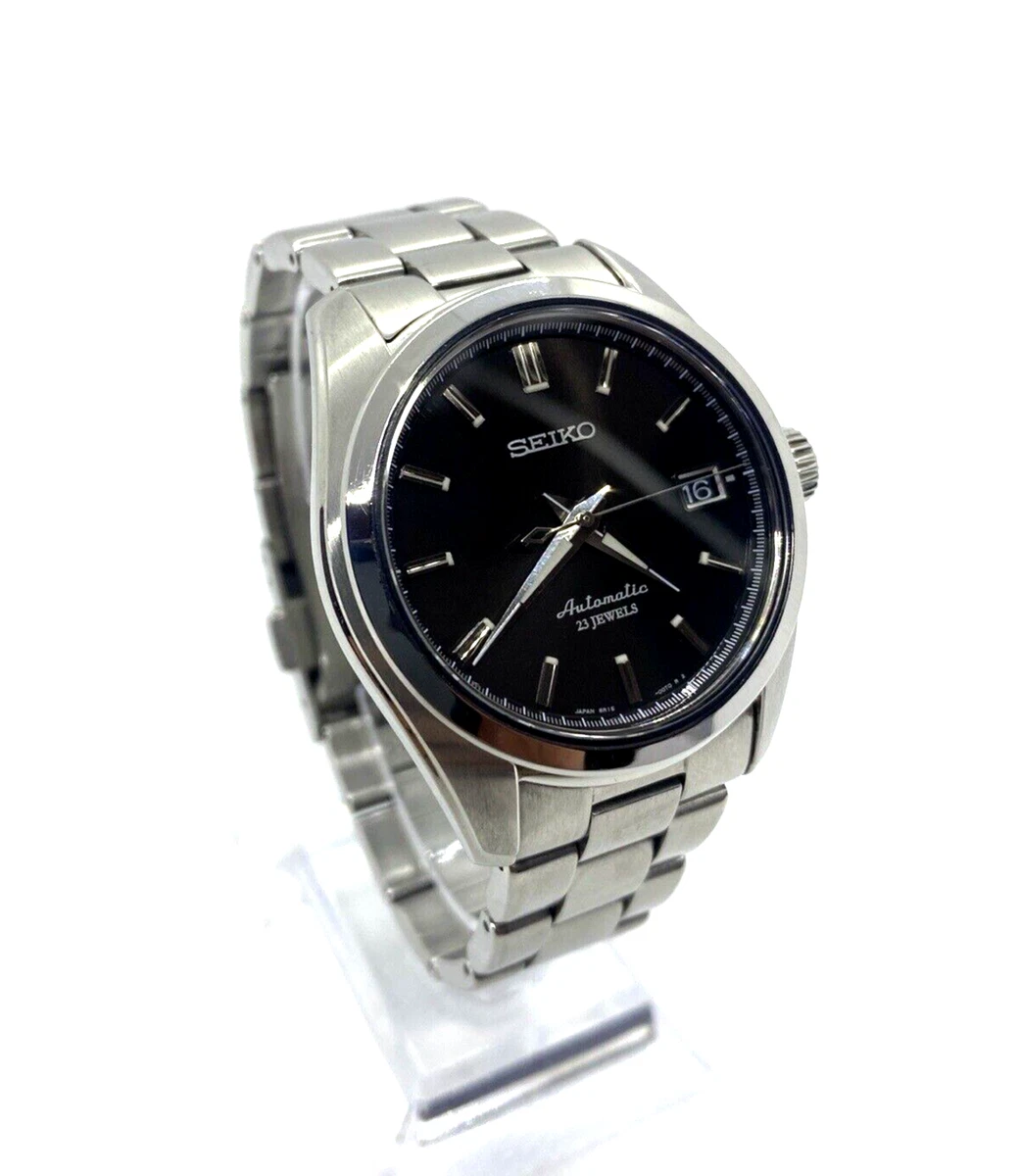 Near Mint) Seiko mechanical Black Watch SARB033, 6R15