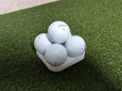 2 x 2 Golfball Pyramide Tablett Plattform Aufbewahrung Stapler Halter