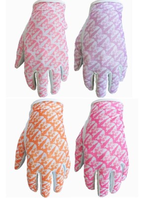 4 Divot Diva Cabretta Leder Damen sonnenbraun durch Golfhandschuhe 3 Größen Frauen