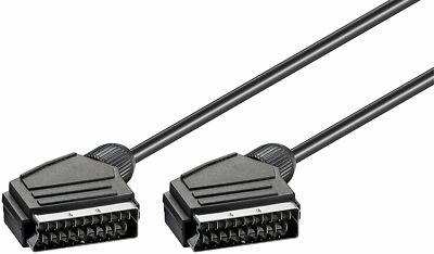 Scartkabel, Audio- Video- Übertragungskabel Kabel Scart, 21-polig belegt 0,6mtr.