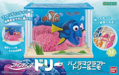 BANDAI Panorama Craft Finding Dory DORY & NEMO Plastic Model Kit