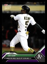 2023 Topps Now Purple Parallel /25 #52 Tony Kemp Oakland Athletics