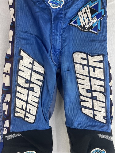 VTG Answer Motocross Pants Mens 30x30 Moto Supercross Belted Race 90s - Picture 3 of 15
