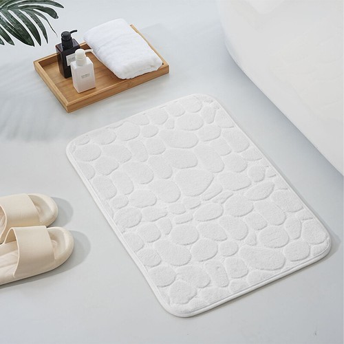 Non-Slip Absorbent Bath Shower Mat Rug, Super Soft Chenille, Machine Washable - Picture 25 of 30