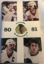 1980 81 CHICAGO BLACK HAWKS Yearbook DARRYL SUTTER Terry RUSKOWSKI Tony ESPOSITO