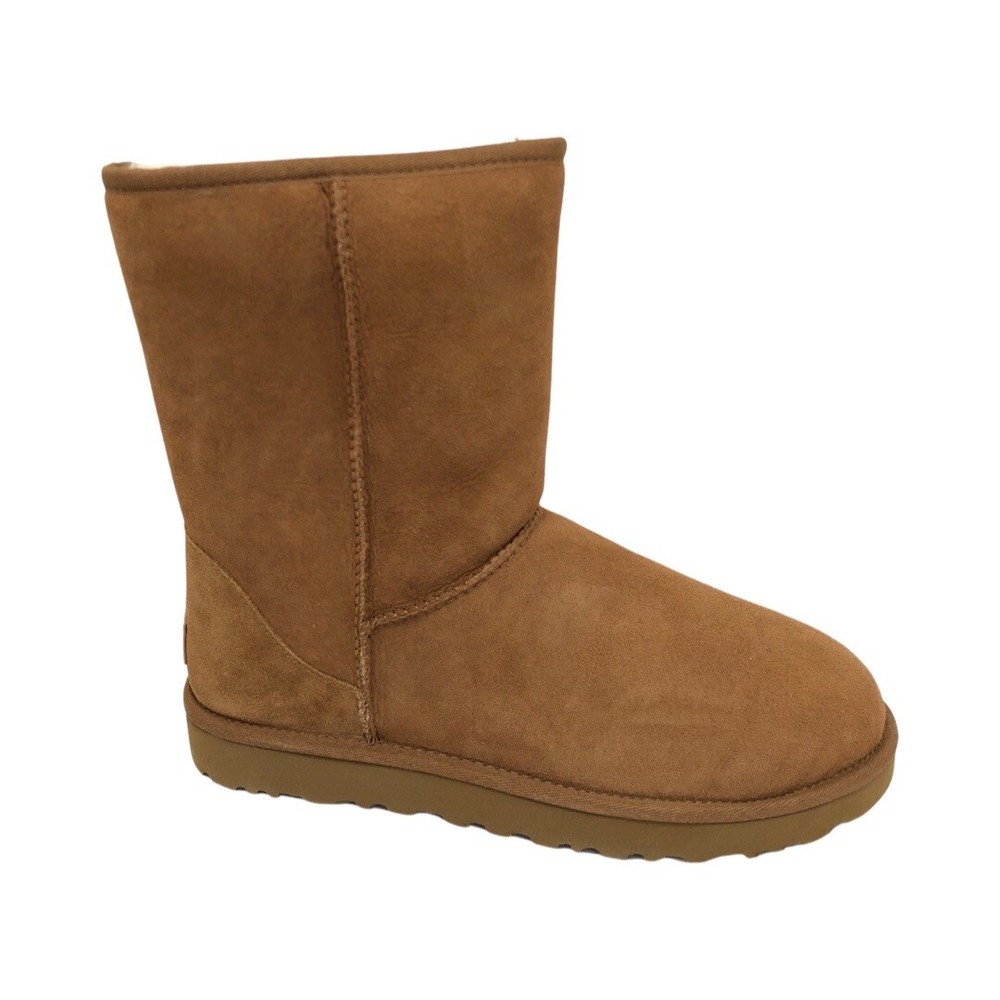 UGG Women's Classic Short II Chestnut Suede Boots 1016223