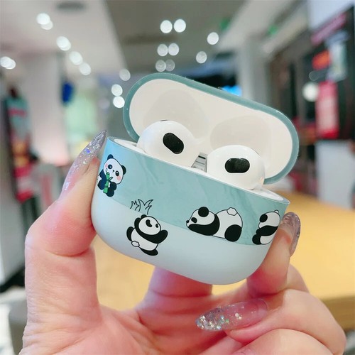 Earphone Case For Apple Airpods 4 3 2 Pro 2 Cute Panda Silicone Headphone Cover - Zdjęcie 10 z 11