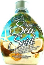 That's What Sea Said Coconut Tanning Bed Lotion Accelerator Indoor  Outdoor Tan