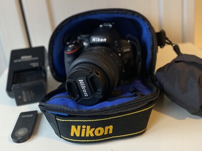 Nikon D5100 16.2 Megapixel Kamera - mit Fernauslöser +  AF-S 18-55mm Objektiv