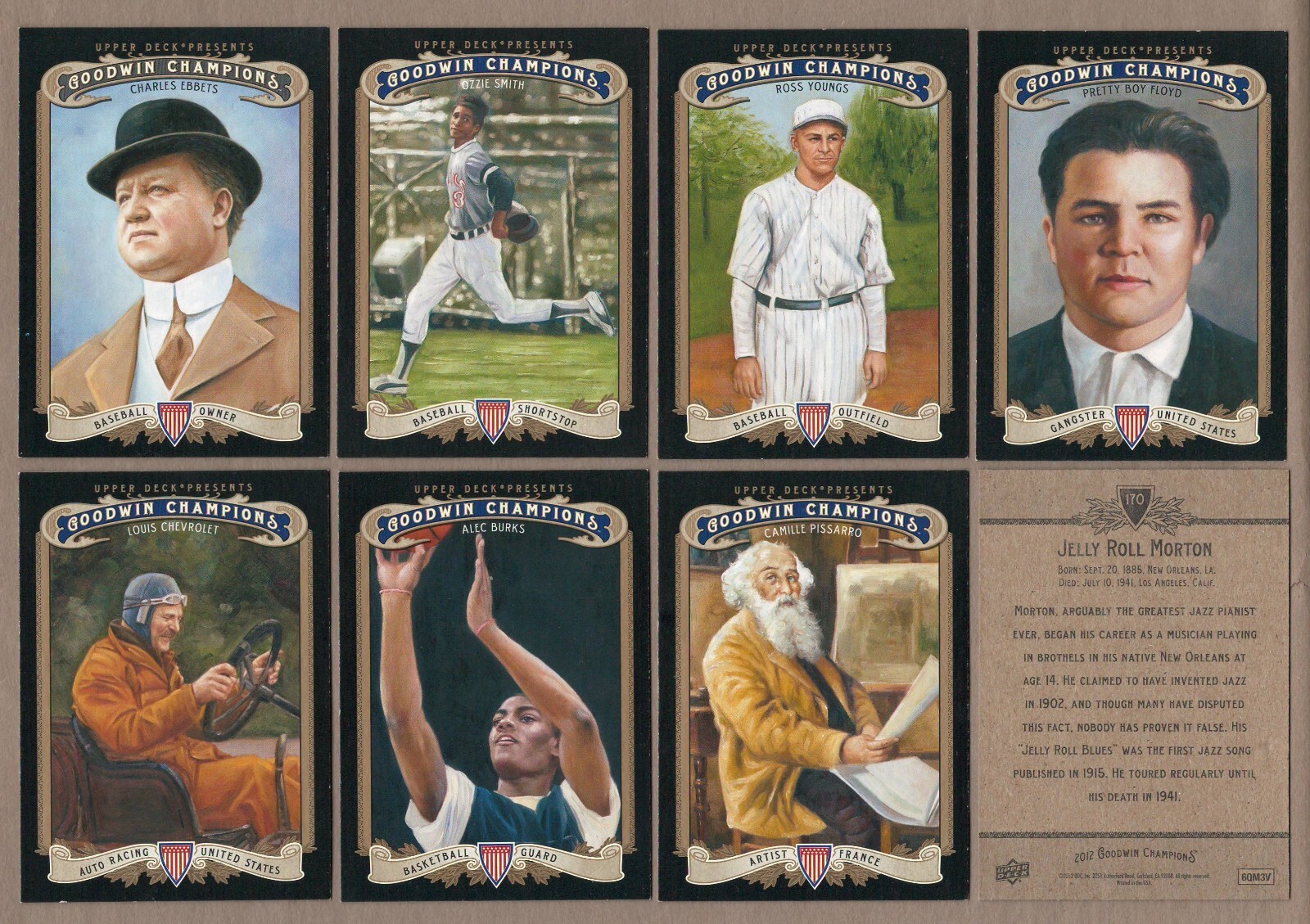 2012 Upper Deck Goodwin Champions SP/SSP Single Cards #151-210 Shortprint READ