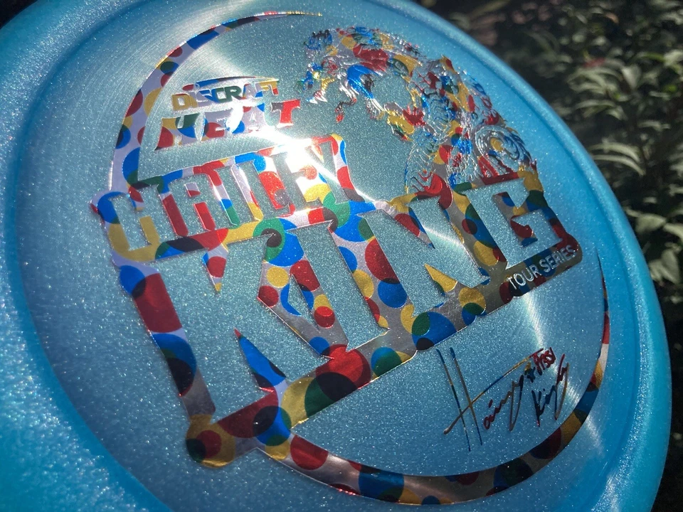 Discraft Tour Series Hailey King Heat-Shimmery Blue w WONDERBREAD Foil - Image 4 of 4