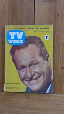 Vintage TV Week Magazine 1961 Sydney  May 25 Chuck Falkner