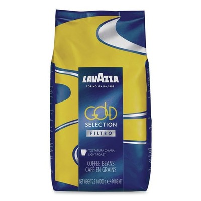 Lavazza 3427 2.2 lbs. Gold Selection Whole Bean Coffee - Light and Aromatic New