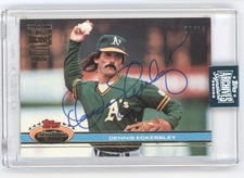 Dennis Eckersley Cards, Rookie Card and Autographed Memorabilia Guide 15