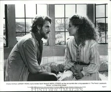 Press Photo Jeremy Irons and Meryl Streep star in The French Lieutenant's Woman