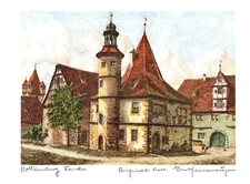 Ernst Geissendorfer Rothenburg Ob Der Tauber Bavaria Germany Art Print