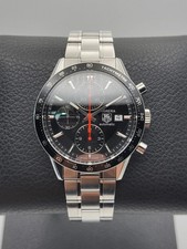 TAG Heuer Carrera Automatic Calibre 16 Swiss CV2014 Black Dial Men’s Watch B&P