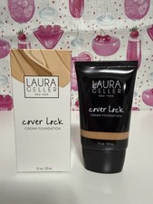 Laura Geller Cover Lock Cream Foundation Full Coverage in "SAND" 1 Oz/30ml NIB