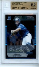 2005 Bowman Chrome Draft AFLAC Hank Conger #9 BGS 9.5