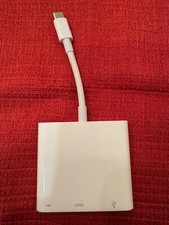 Original Apple USB-C to HDMI Digital AV Multiport Adapter USB A2119 EMC 3279 OEM