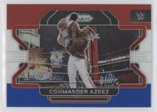 2022 Panini Prizm WWE Red White & Blue Prizm Dabba-Kato Commander Azeez #89 2qw