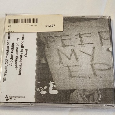 Rare Rap Hip Hop Qwel Peep My EP Galapagos4 2006 Chicago Mega Rare OOP CD VG+