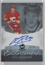 2012-13 Upper Deck The Cup Enshrinements 35/50 Sven Baertschi #CE-SB Auto 0a3