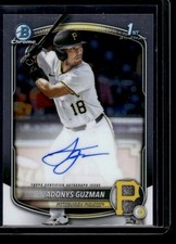 ADONYS GUZMAN 2025 BOWMAN DRAFT CHROME PROSPECT #CPA-AG AUTO