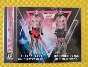 2022 Panini Donruss UFC - Press Proof - Jiri Prochazka V Dominick Reyes